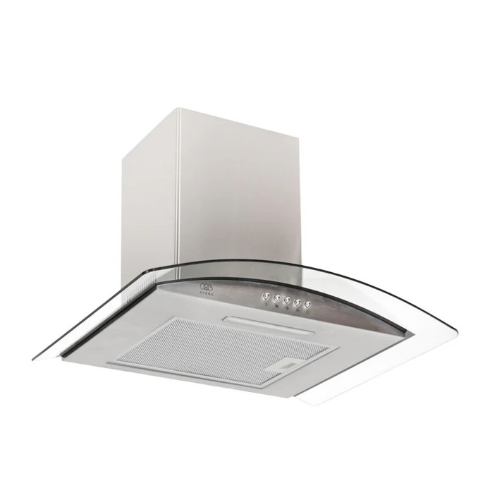 Campana de pared curva 60 cm